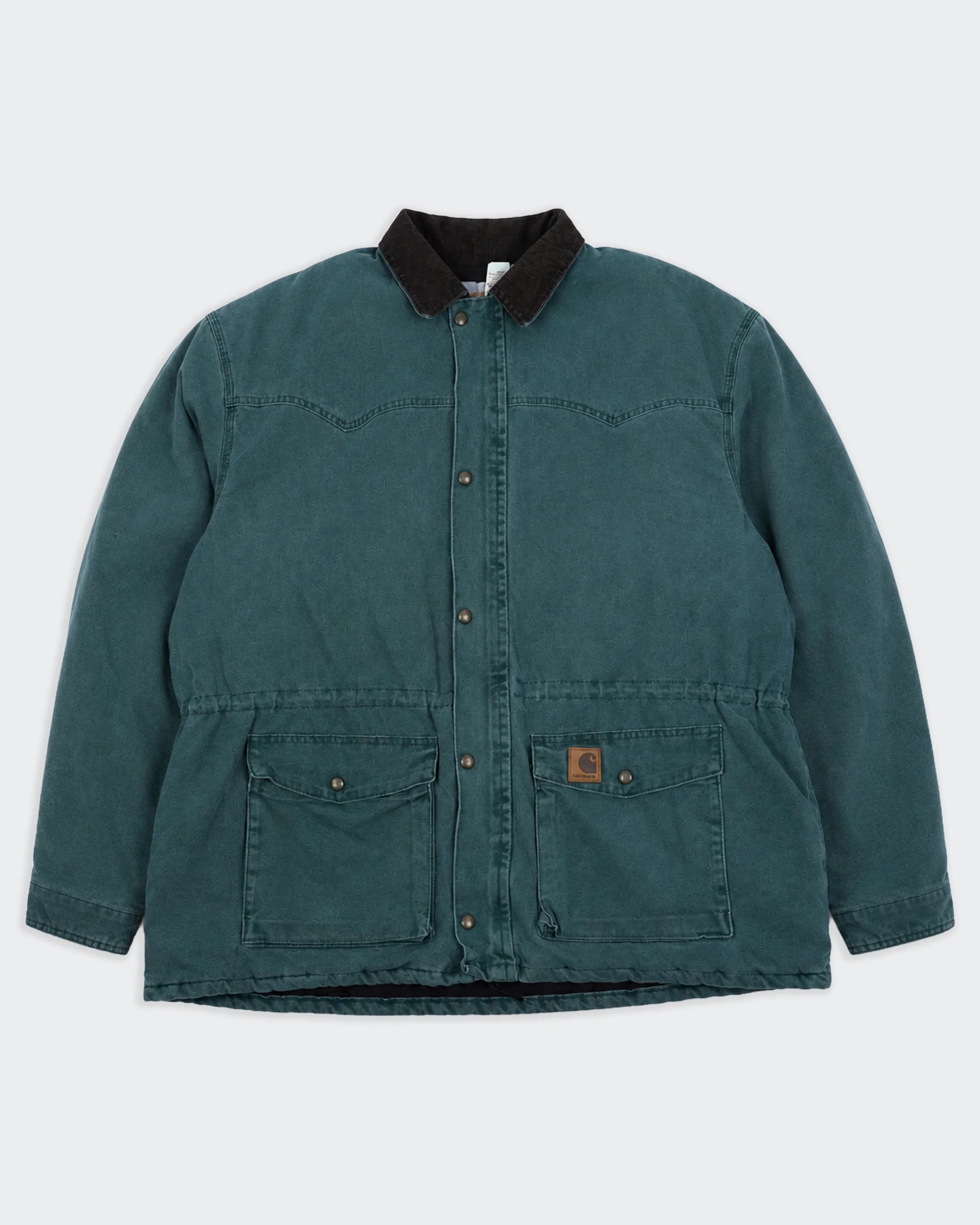 Carhartt groene werkjas XXL katoen