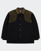 Burberry 1990's Brown Wool Overcoat - M