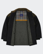 Burberry 1990's Brown Wool Overcoat - M