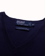 Polo By Ralph Lauren Navy Sleeveless Jumper - XL