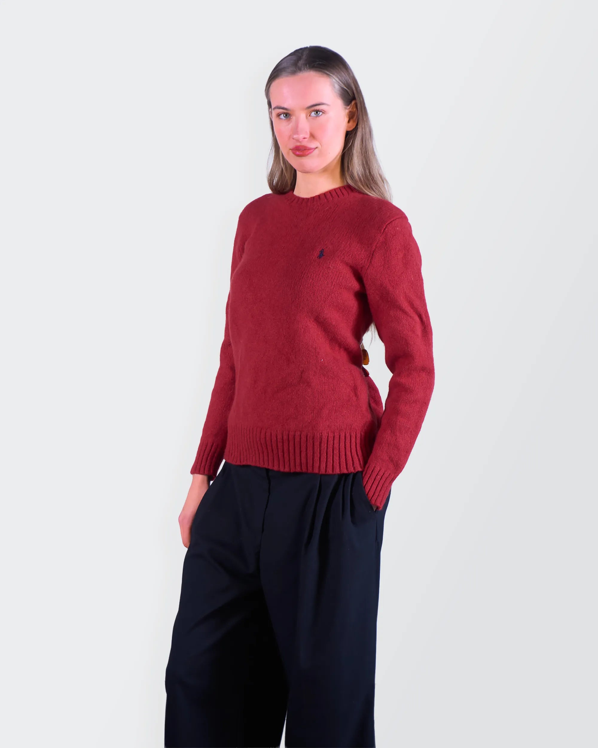 Ralph Lauren Red Crewneck Sweater - S