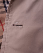 Burberry 1990's Beige  Double-breasted Trenchcoat - S