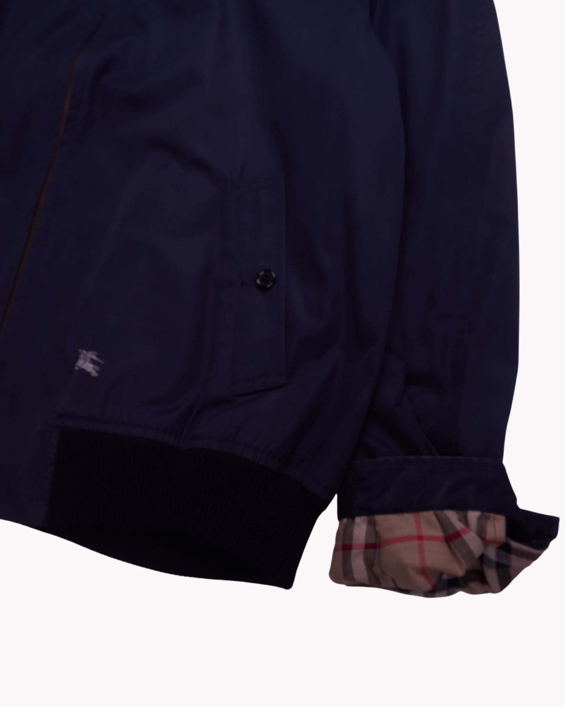 Burberry Navy Bomber Jacket - L
