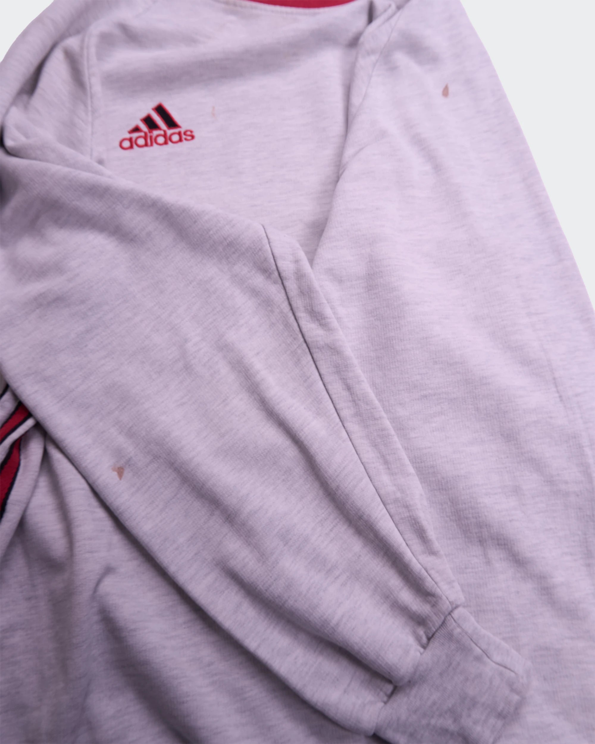 Adidas Grey Crewneck Jumper - L