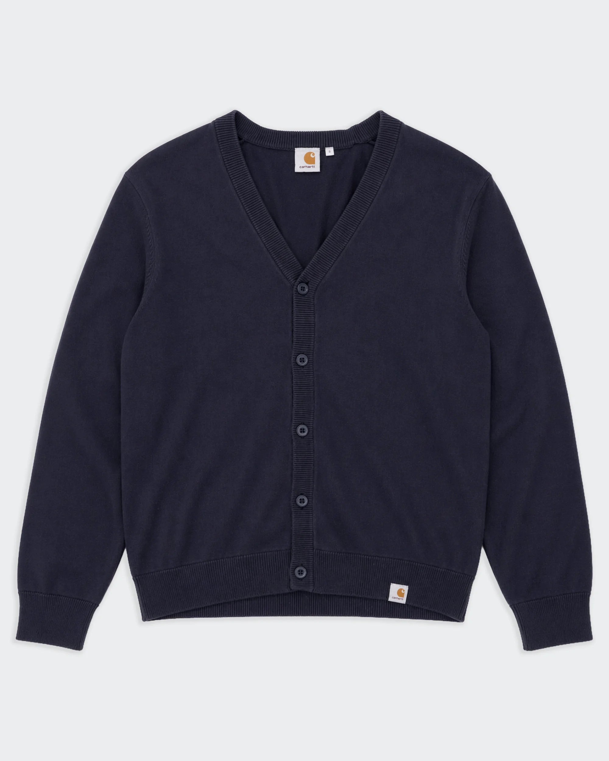 Carhartt Navy Button Cardigan - M