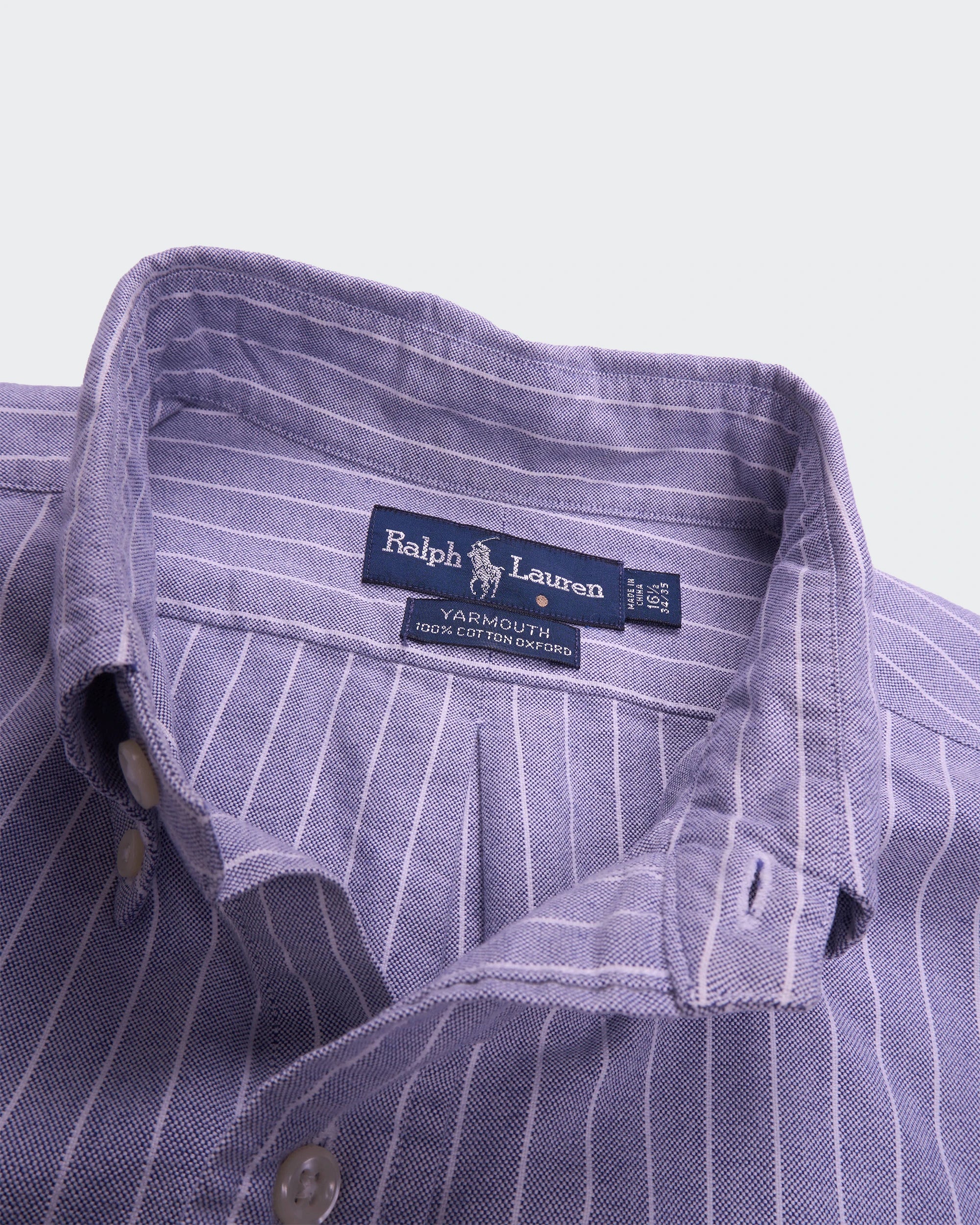 Ralph Lauren Purple Button-down Shirt - XL