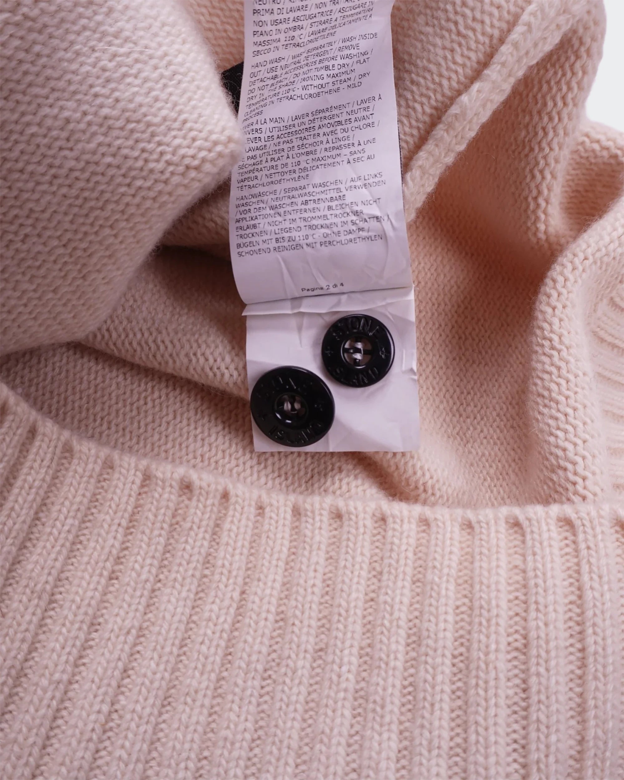 Stone Island beige vest met knoopjes - maat L