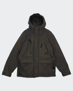 Carhartt bruine hoodie jas maat M katoen