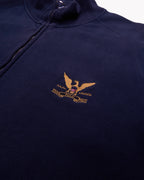Ralph Lauren Navy Full-Zip Jumper - L