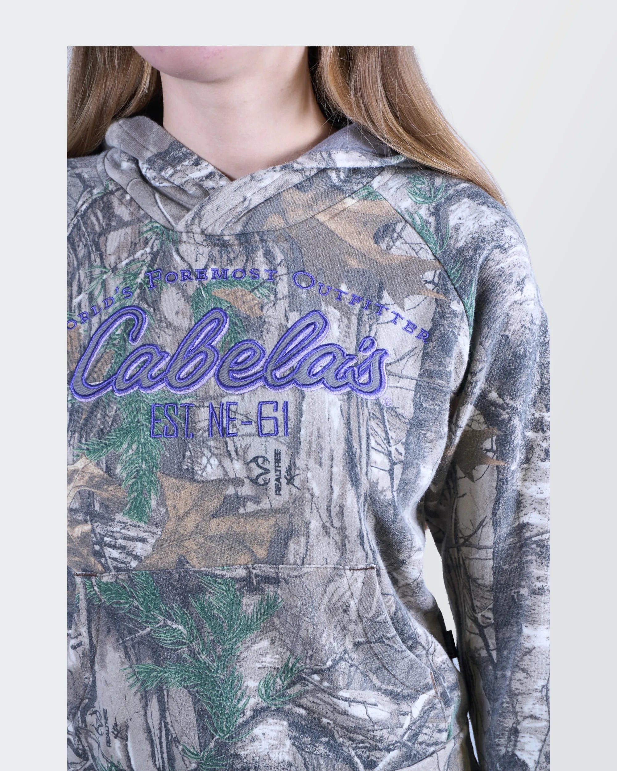 Realtree Grey Hoodie - S