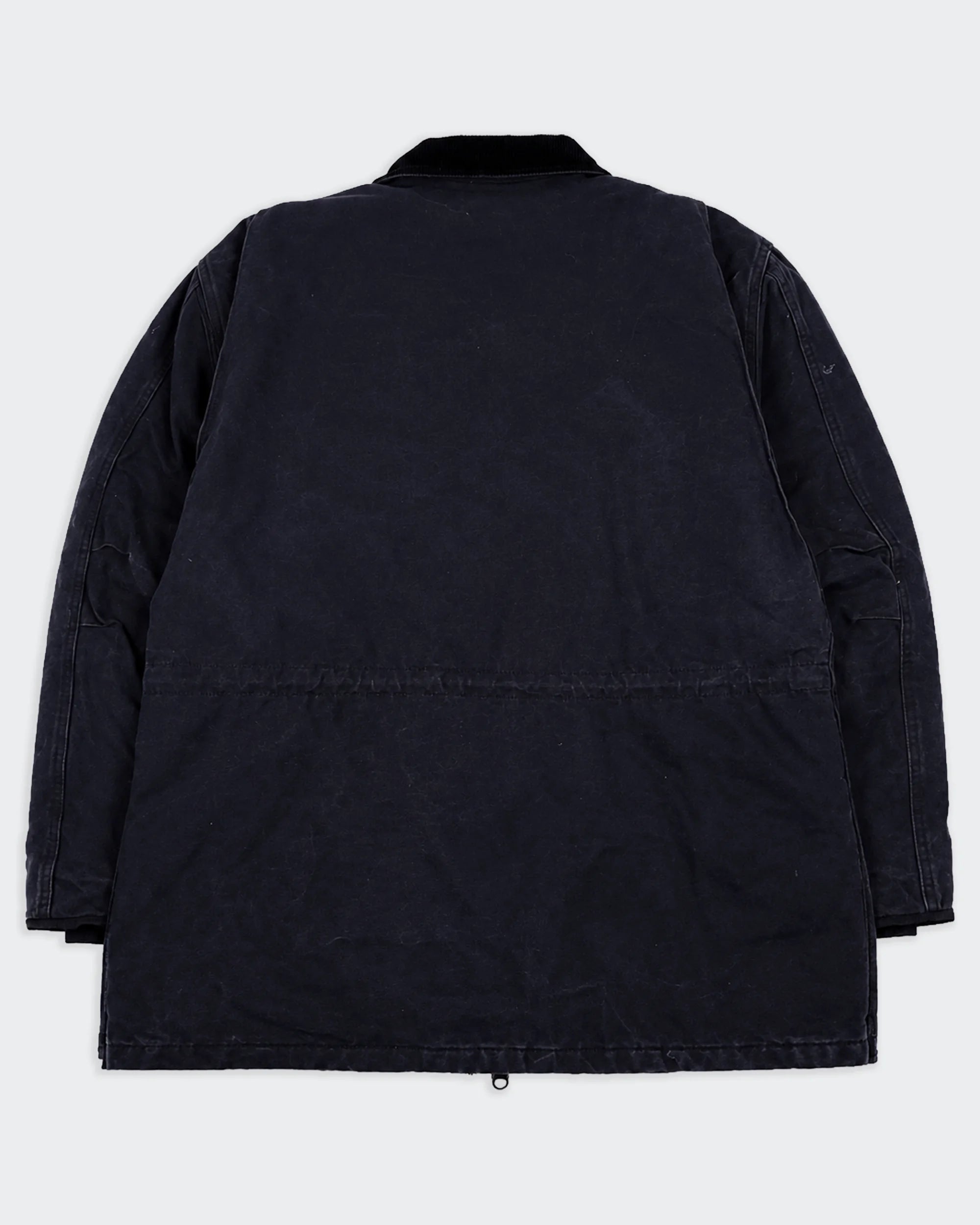 Carhartt zwarte lange jas maat L Canvas