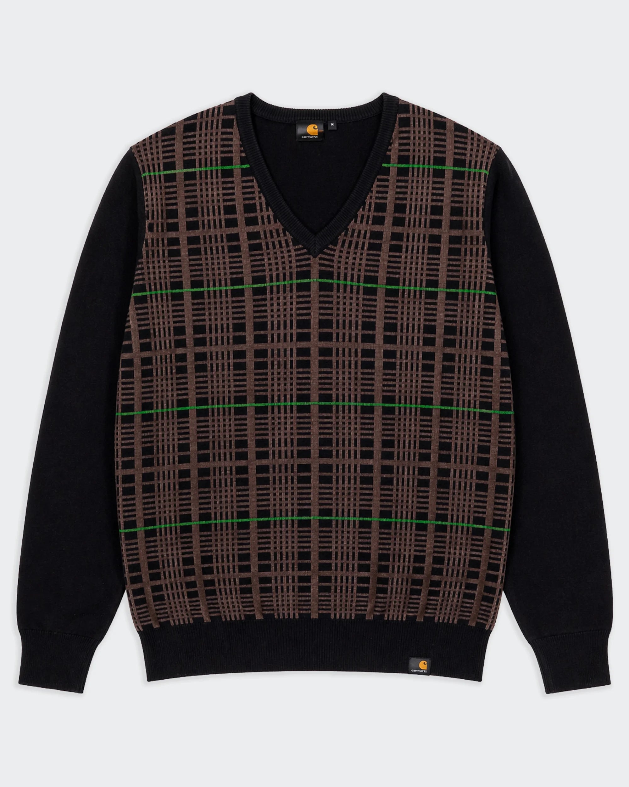 Carhartt Black V-neck Jumper - M