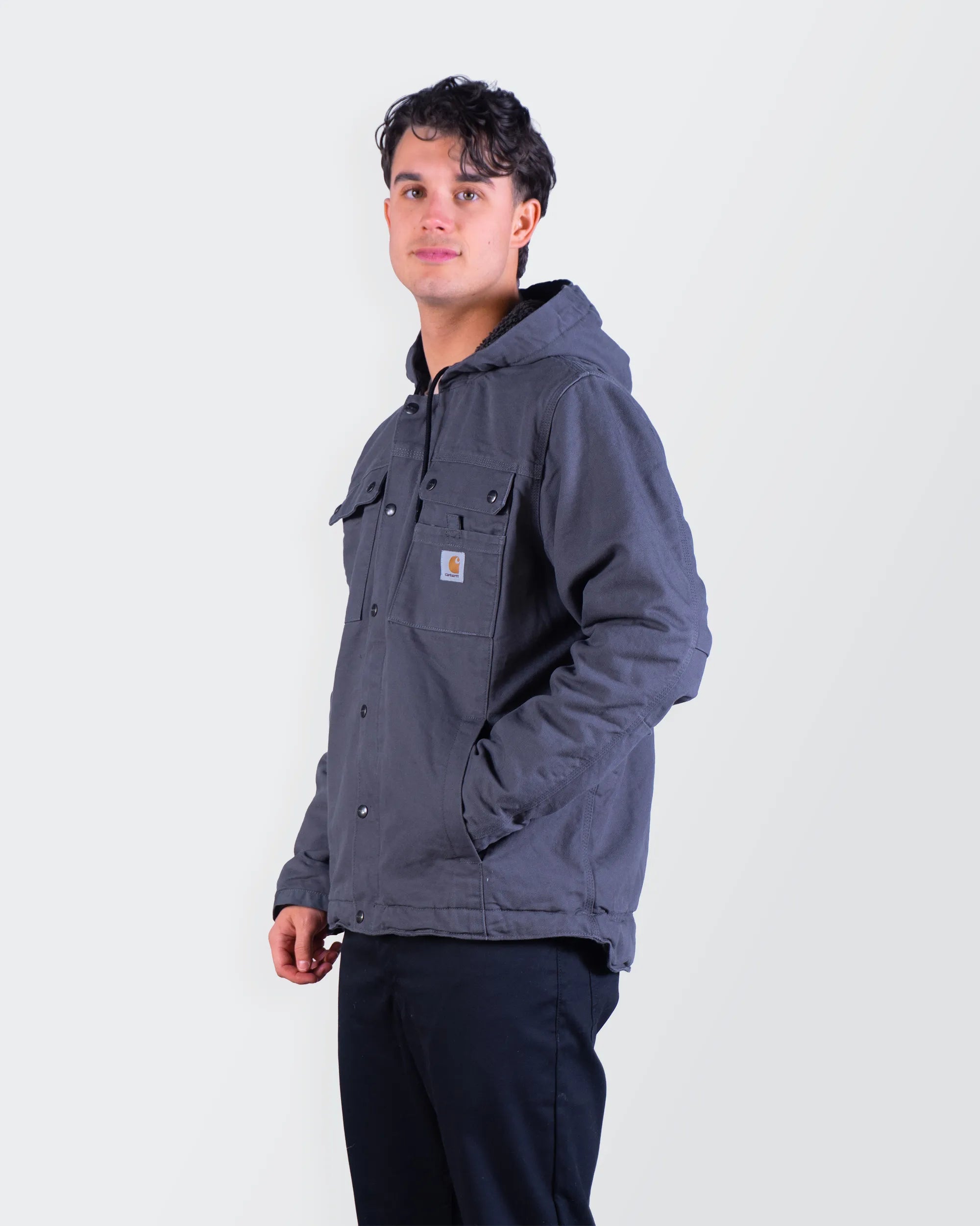 Carhartt Grey Canvas Jacket - L