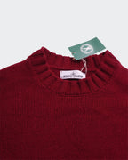 Stone Island Red Wool Crewneck Sweater - XL