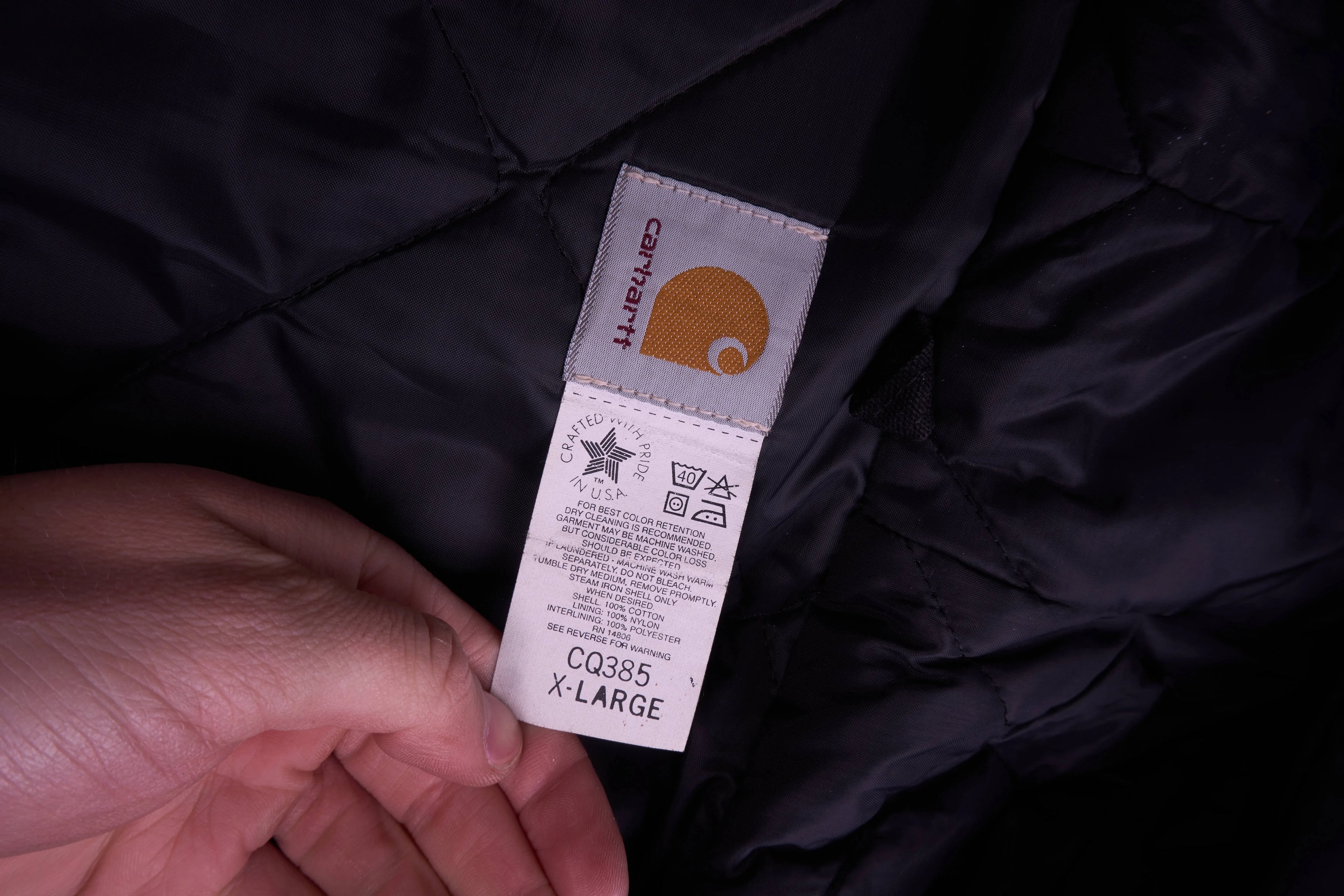 Carhartt Navy Parka Coat - XL