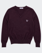 Burberry Brown V-neck Jumper - L