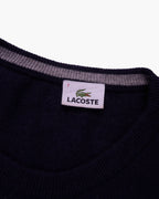 Lacoste Navy Crewneck Jumper - XL