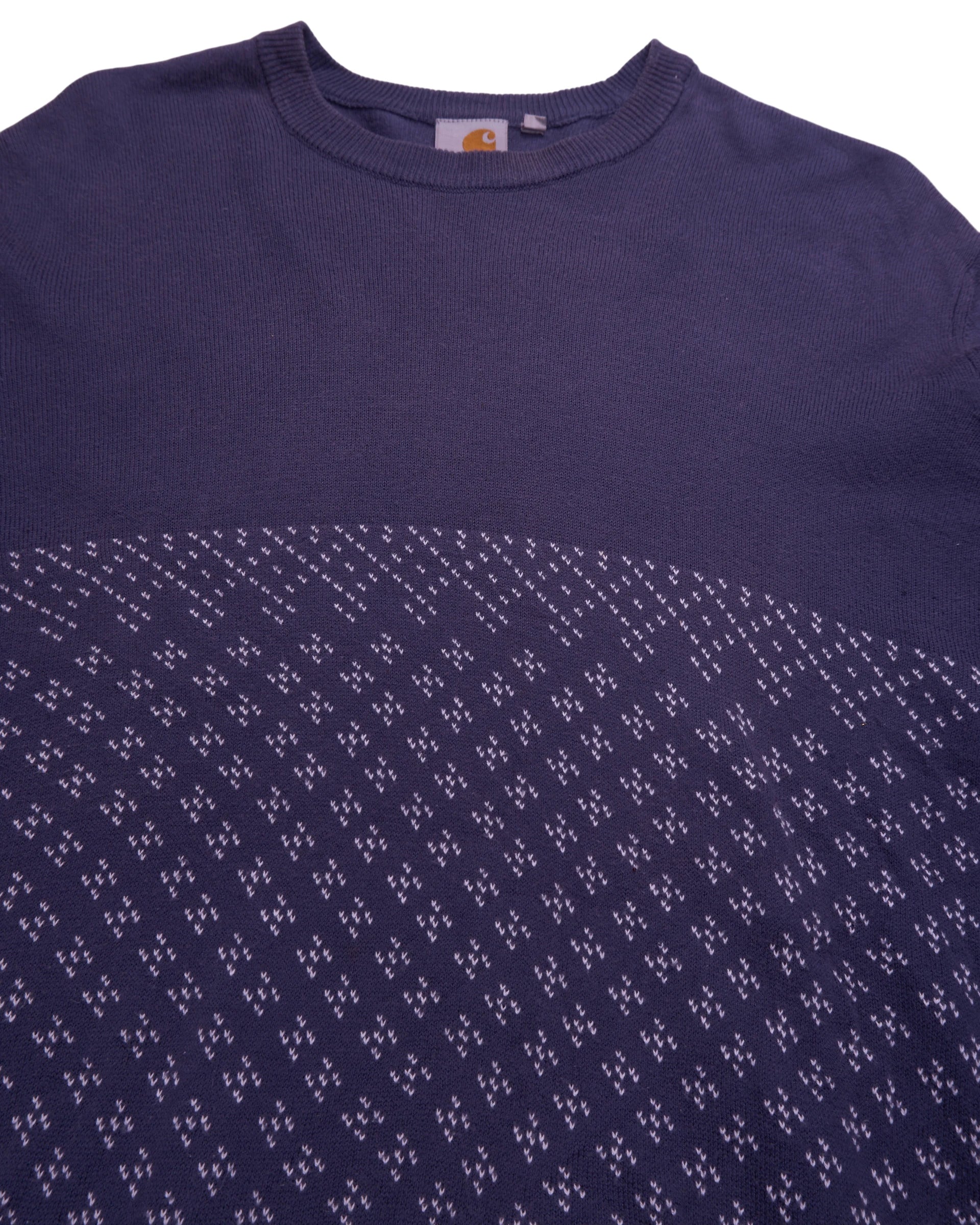 Carhartt Navy Crewneck Jumper - L