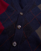 Lacoste Navy Button Cardigan - L