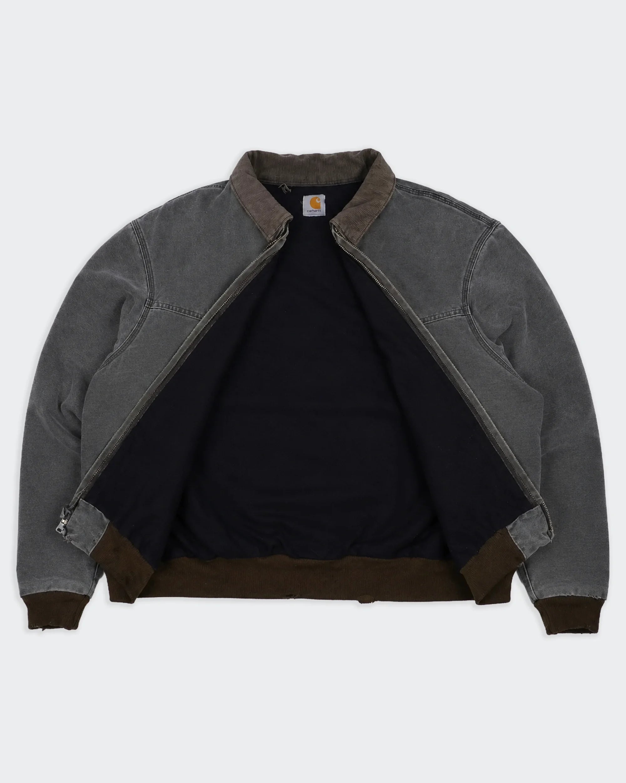 Carhartt grijze Santa Fe bomberjack maat XL katoen