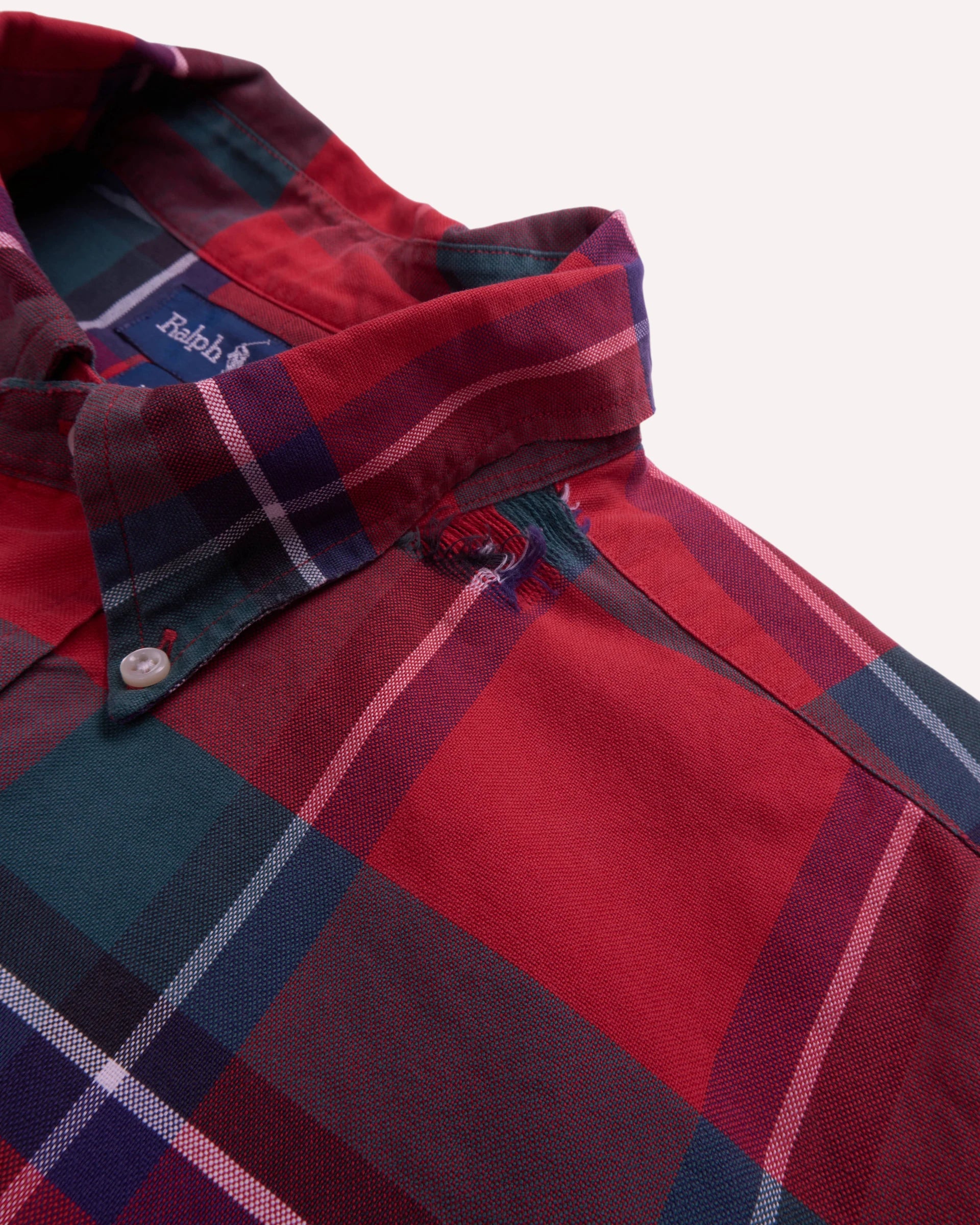 Ralph Lauren Red Button-down Shirt - XL