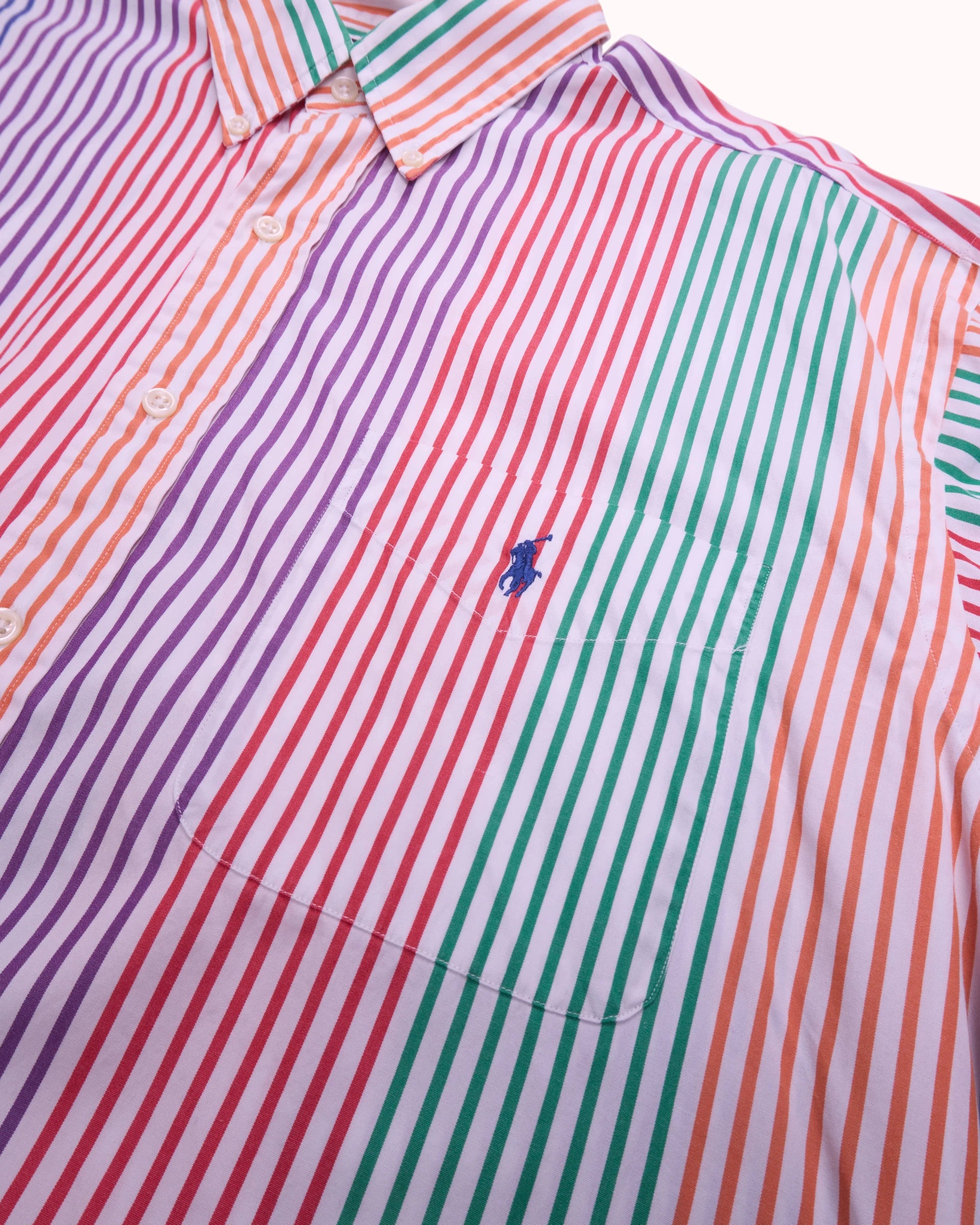 Ralph Lauren White Button-down Shirt - XL