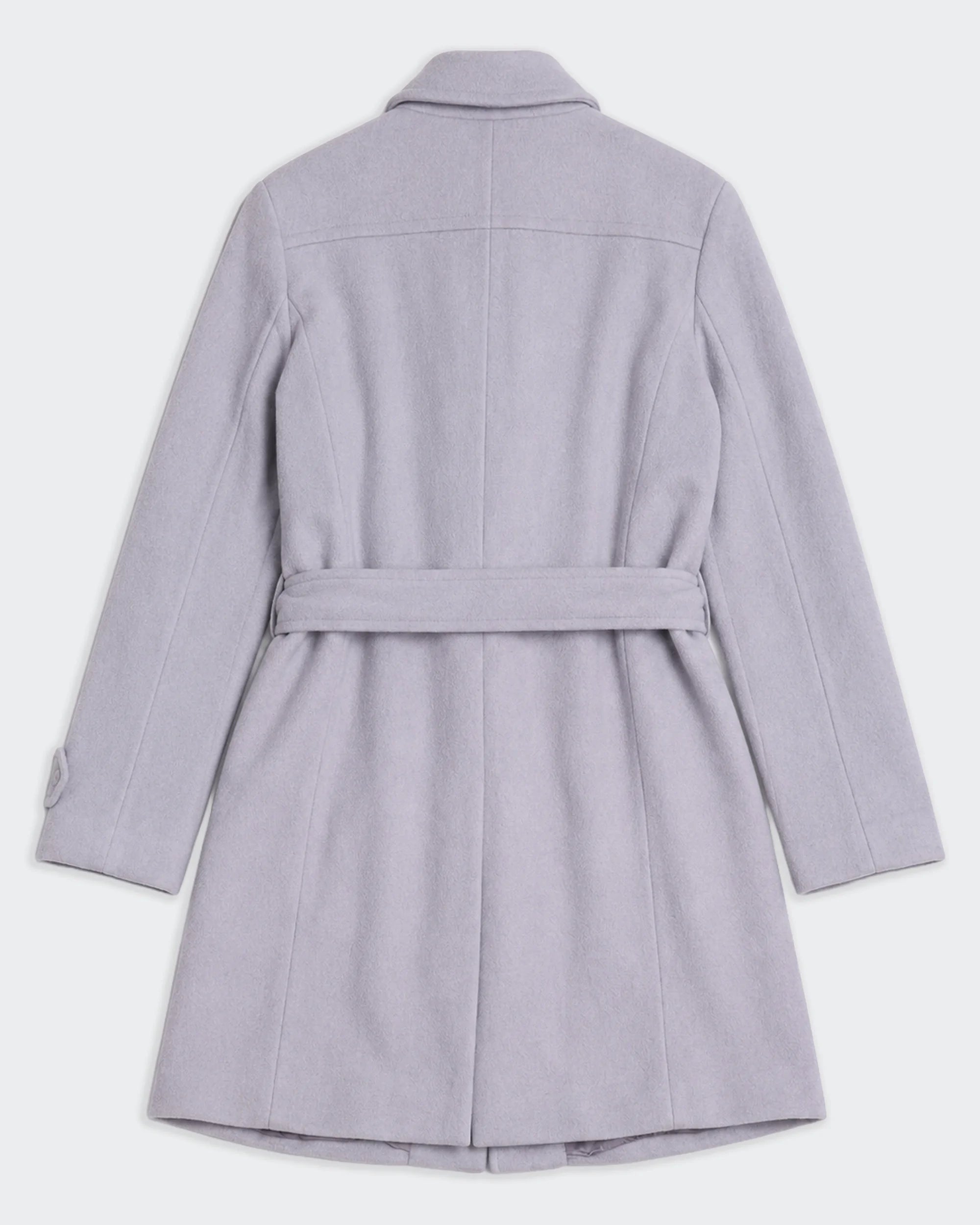 Burberry Grey Overcoat - S