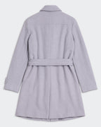 Burberry Grey Overcoat - S