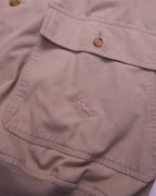 Burberry Beige Bomber Jacket - L