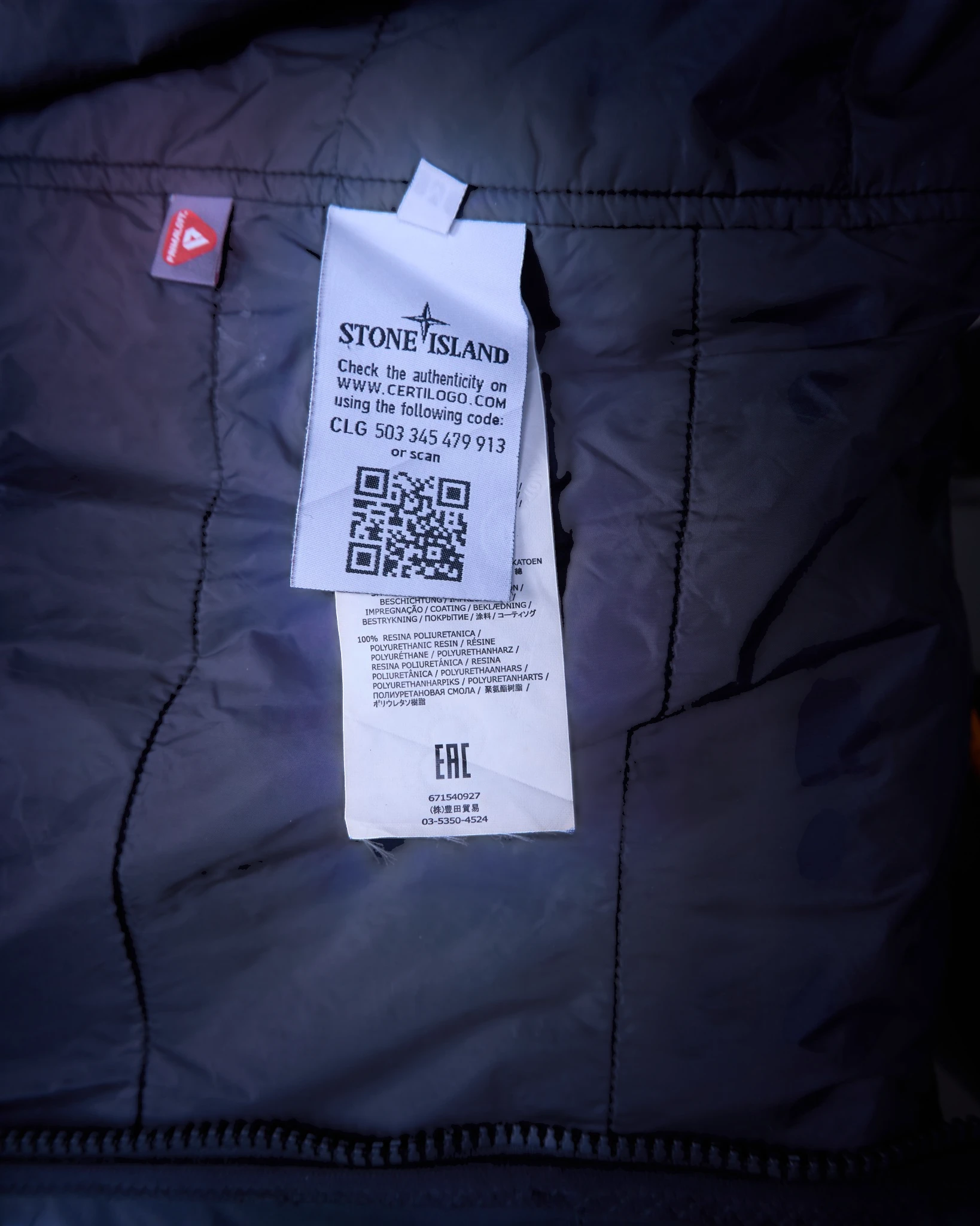 Stone Island Black Jacket - L