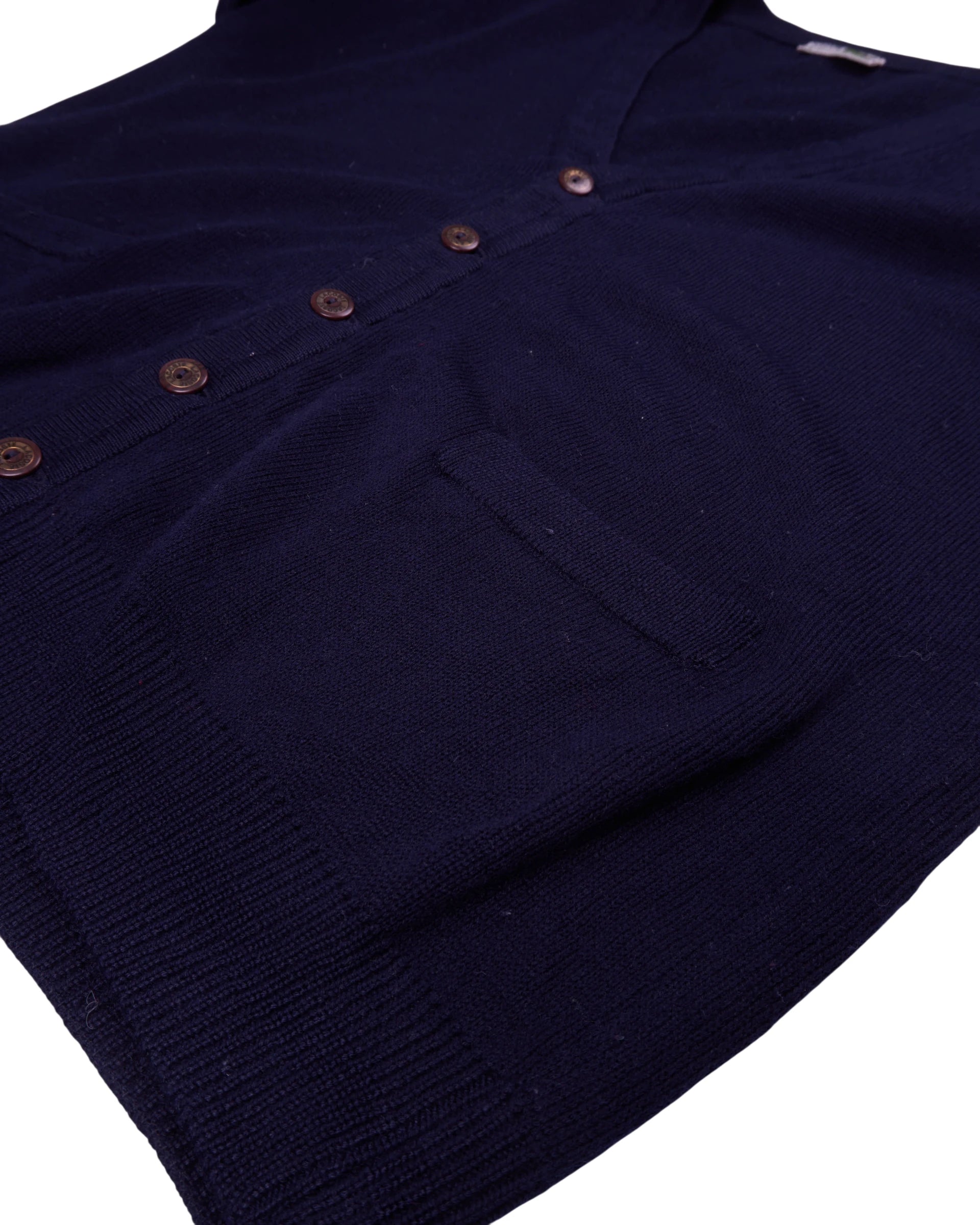 Lacoste Navy Button Cardigan - L