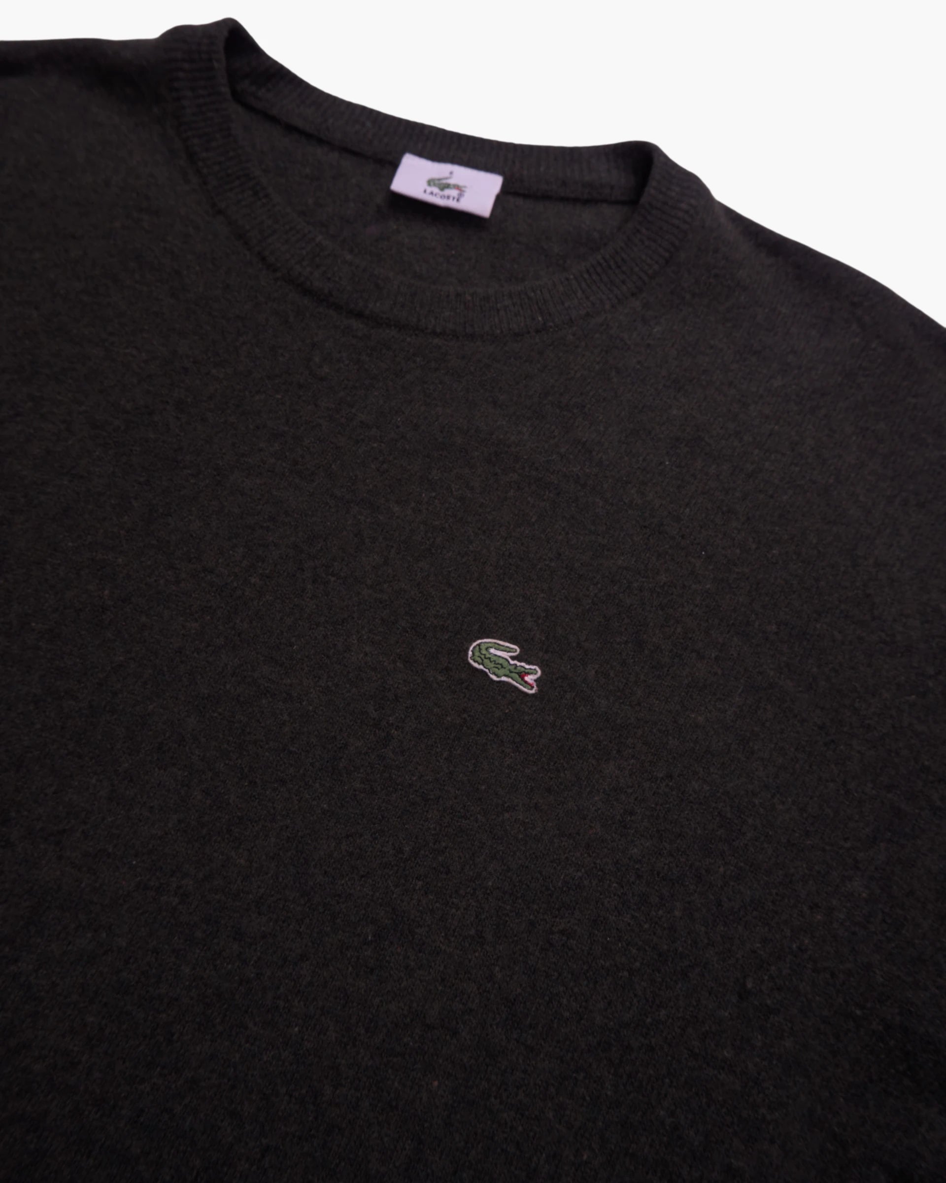 Lacoste Black Crewneck Jumper -