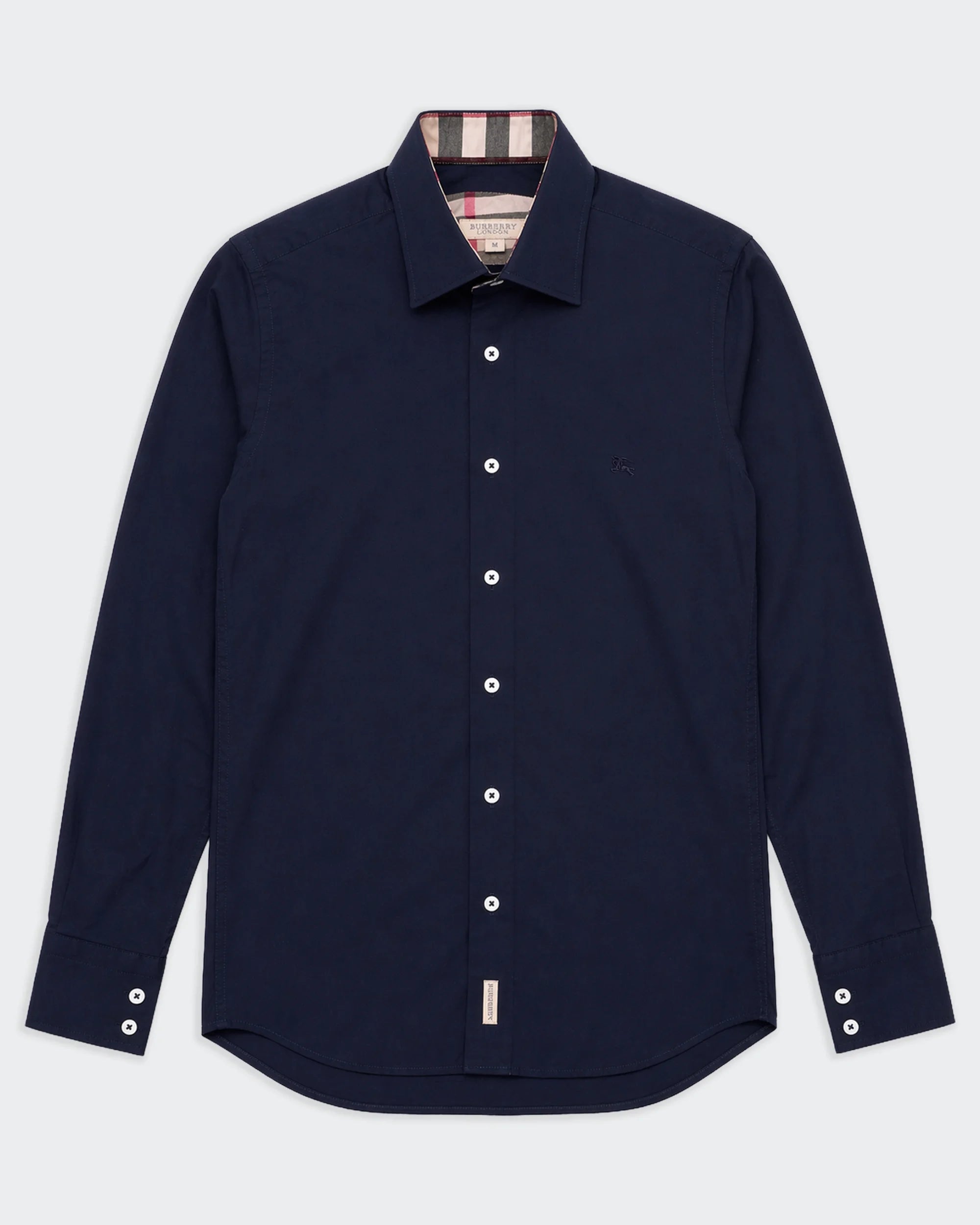 Burberry Navy Button-up Shirt - M