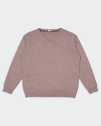 Burberry Brown V-neck Jumper - XL