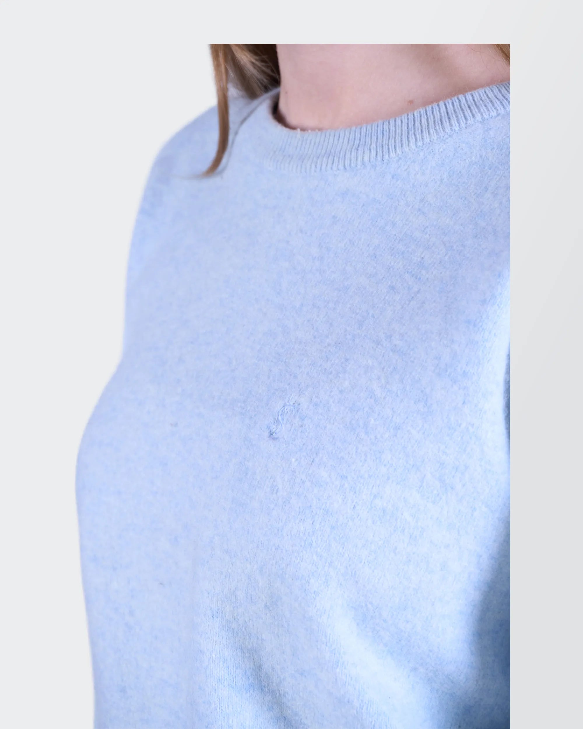 Burberry Blue Crewneck Jumper - S