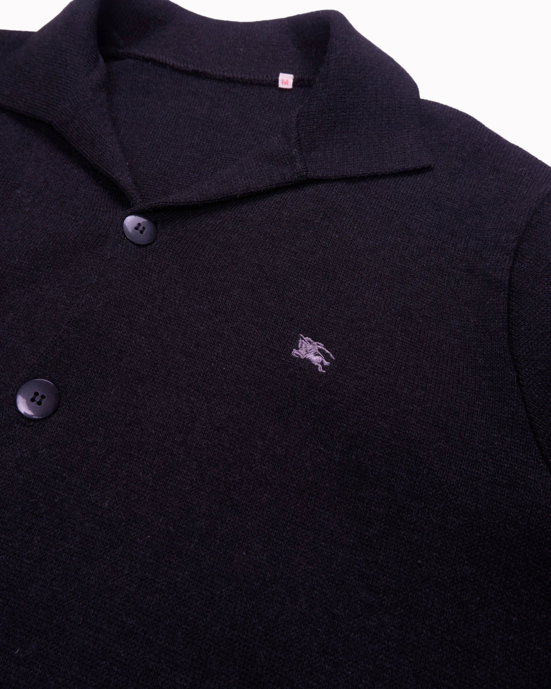 Burberry Black Button Cardigan -