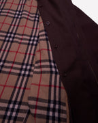 Burberry Brown Car Coat - XL