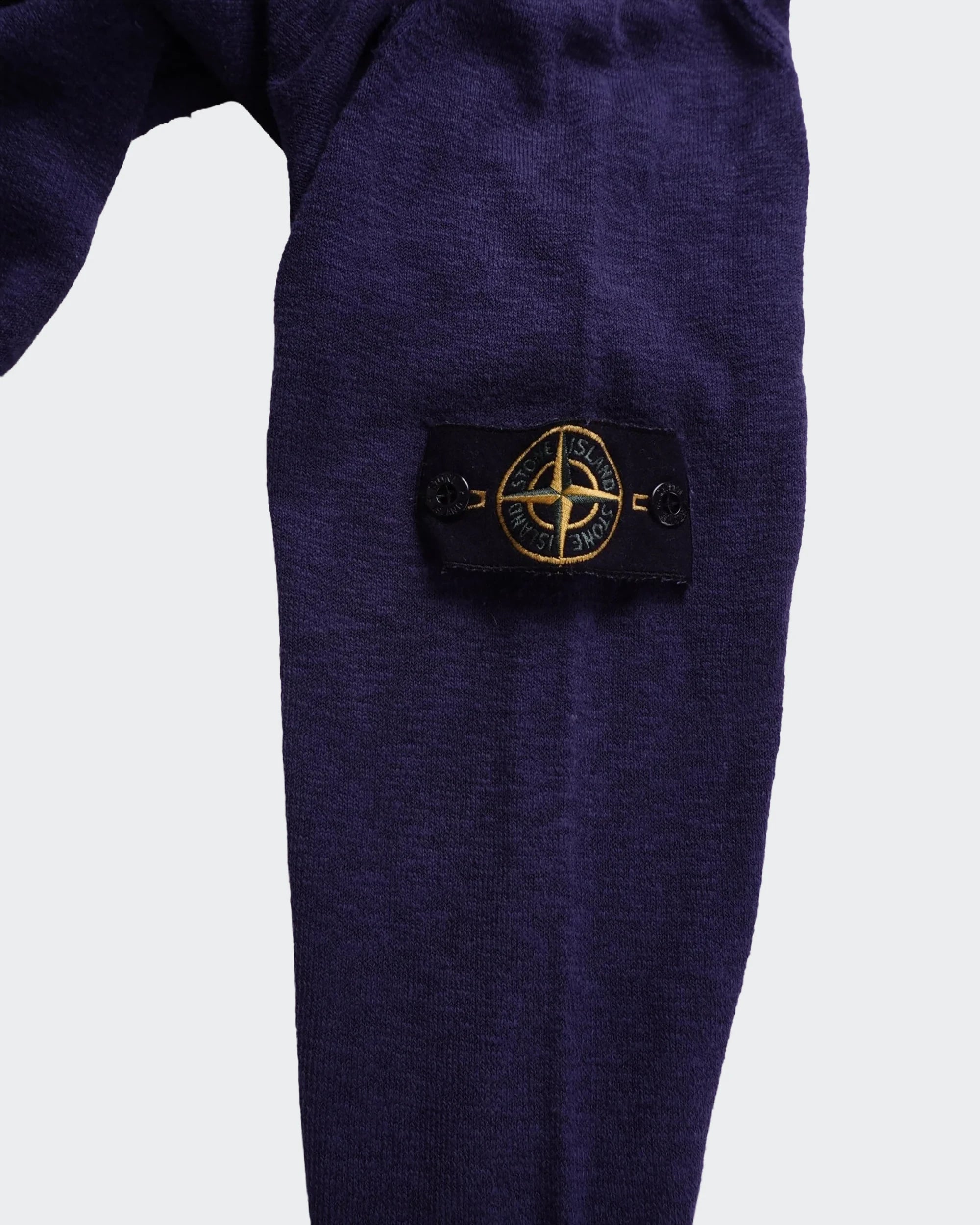 Stone Island marineblauwe trui met ronde hals - S