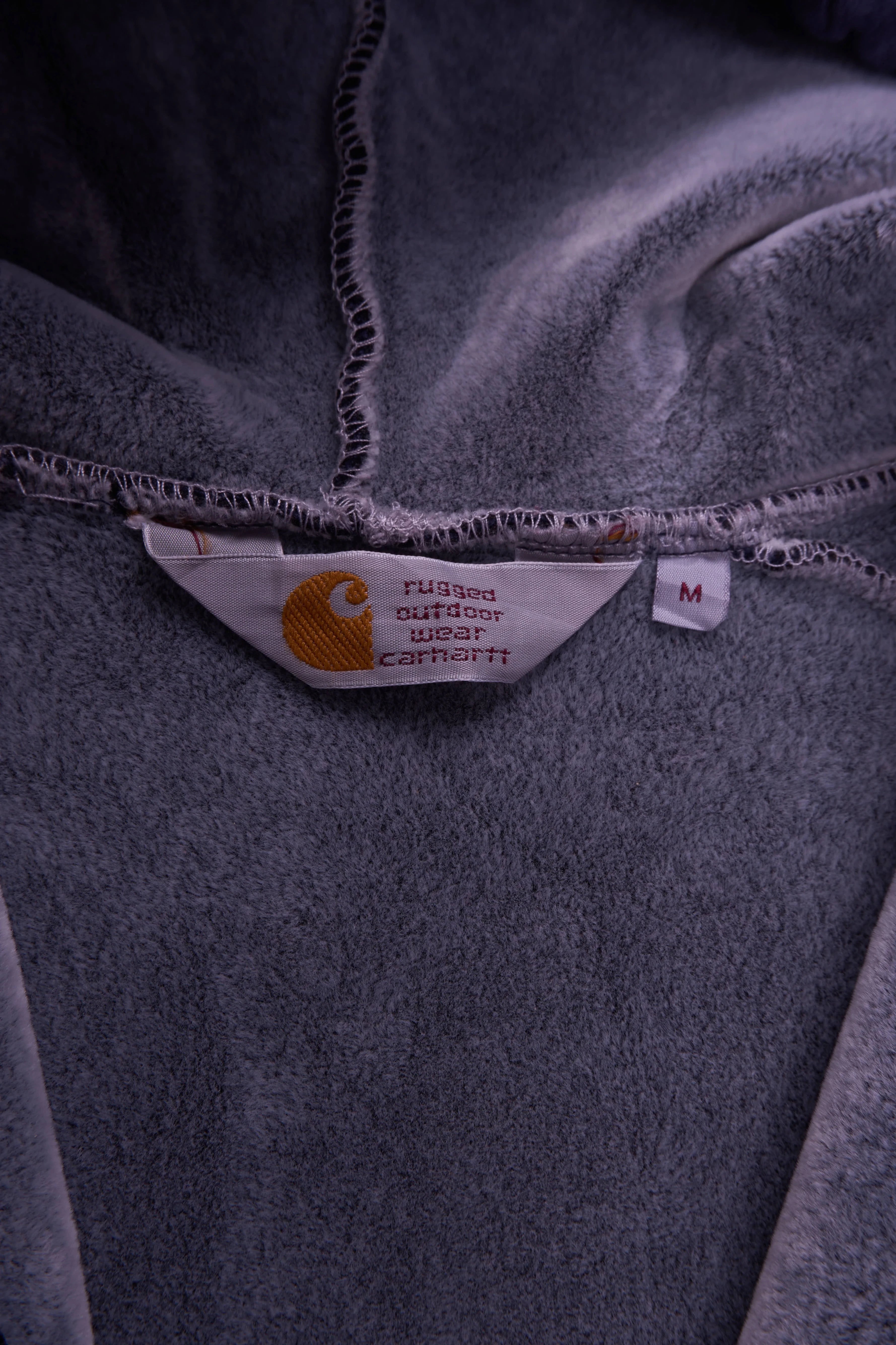 Carhartt Navy Full-zip Hoodie - M