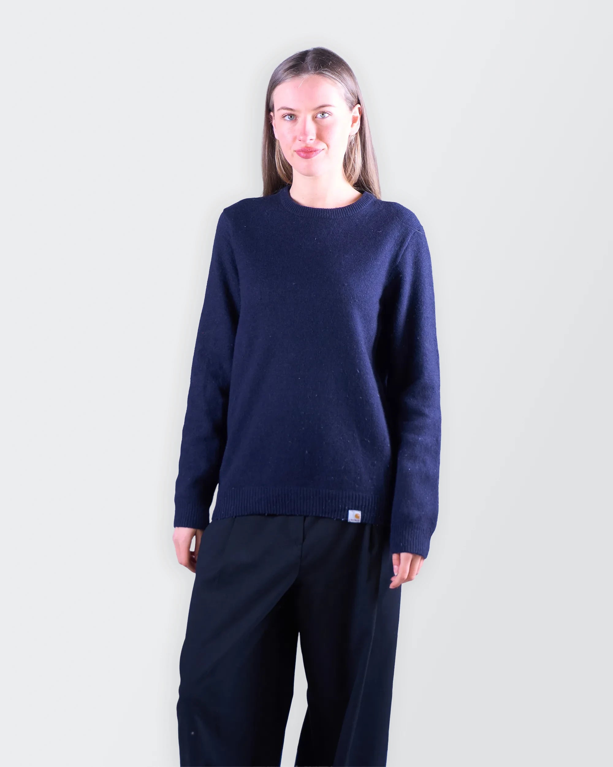 Carhartt Navy Crewneck Jumper - M