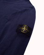 Stone Island Navy V-neck Jumper - M