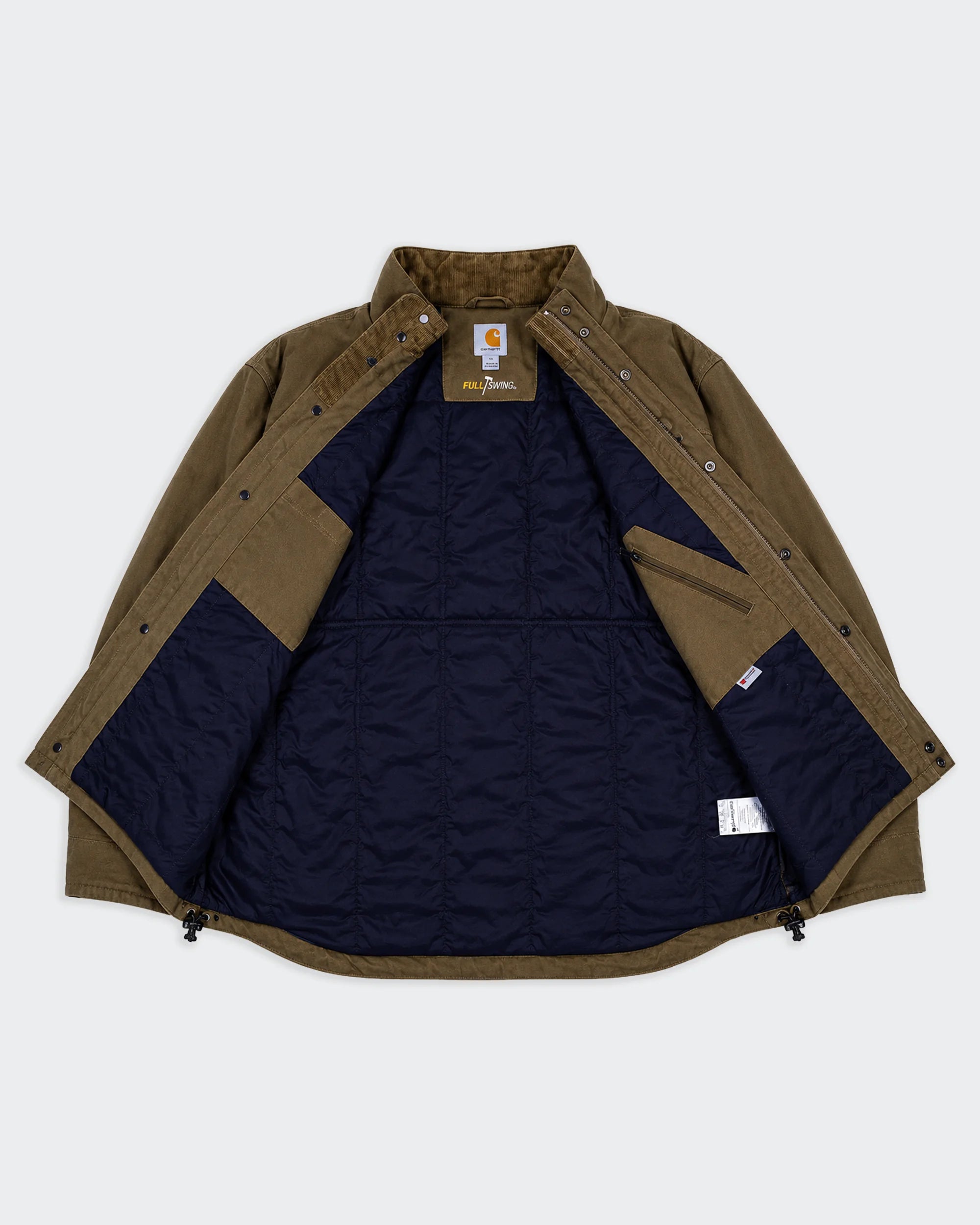 Carhartt bruine jas XL canvas