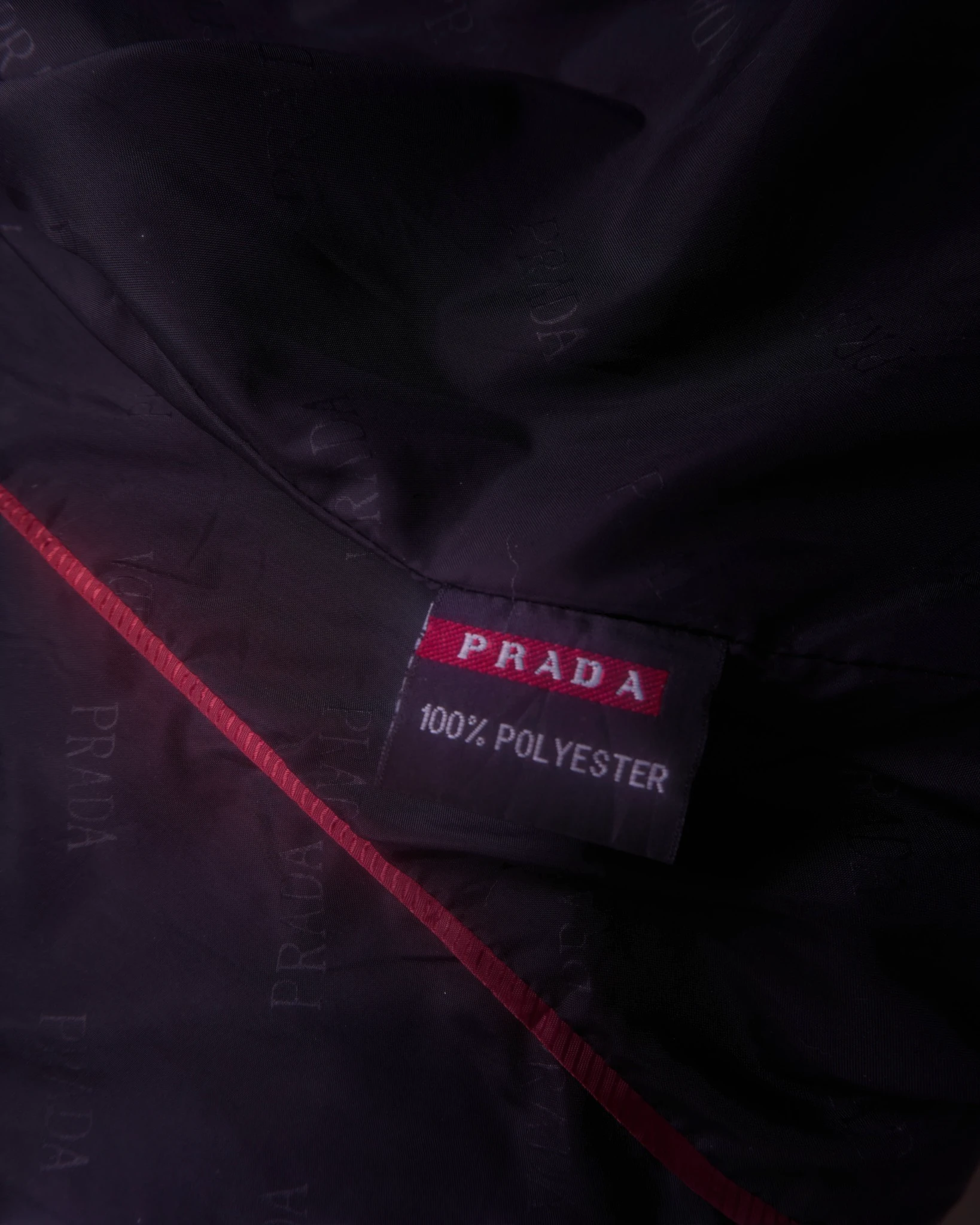 Prada Black Rain Jacket - M