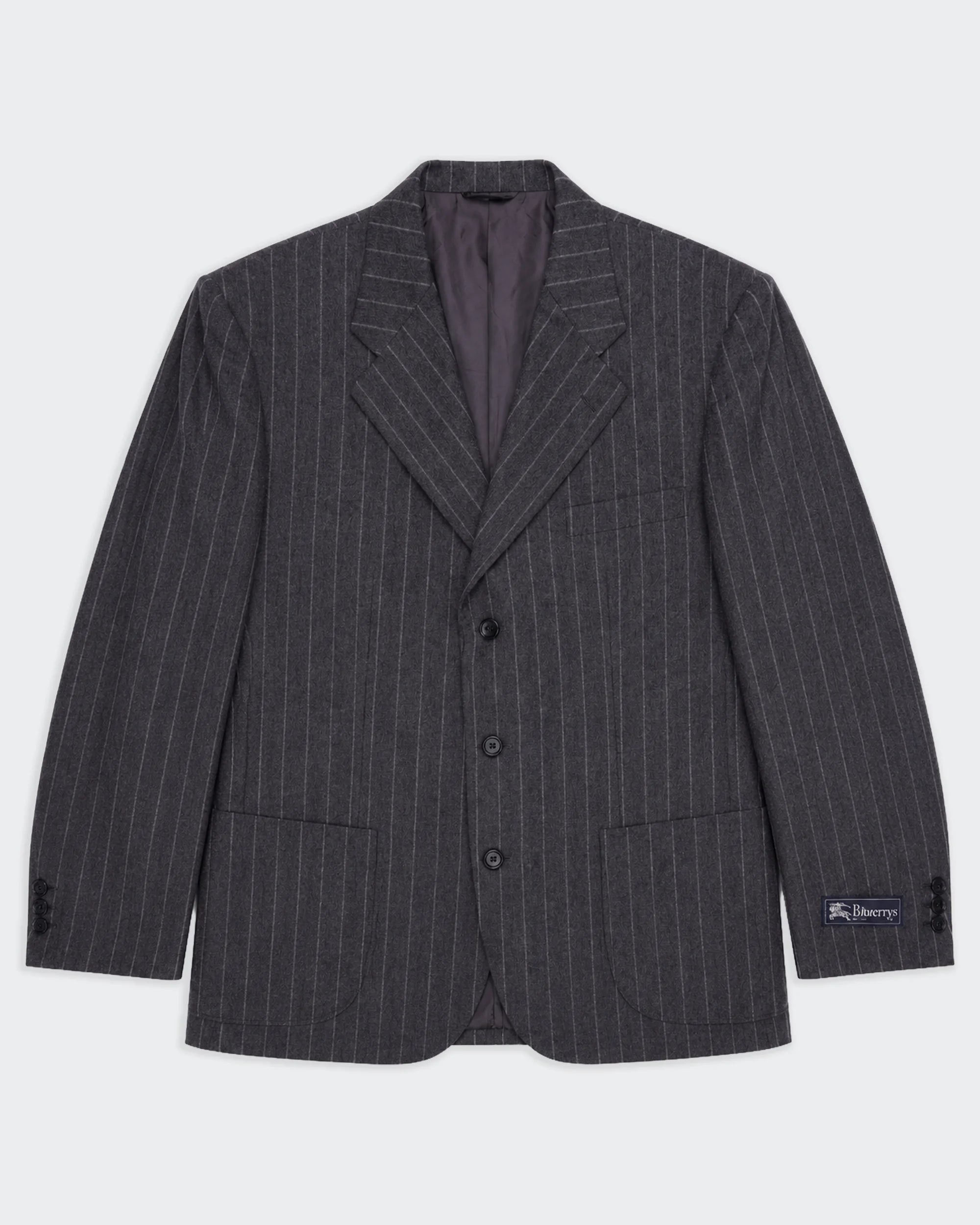 Burberry Grey Single-breasted Blazer - L