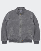 Carhartt grijze Santa Fe bomberjack maat M katoen