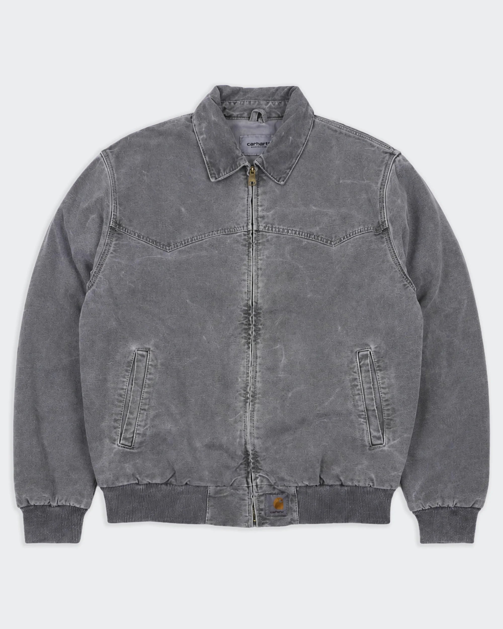 Carhartt Grey Sante Fe Bomber Jacket - M