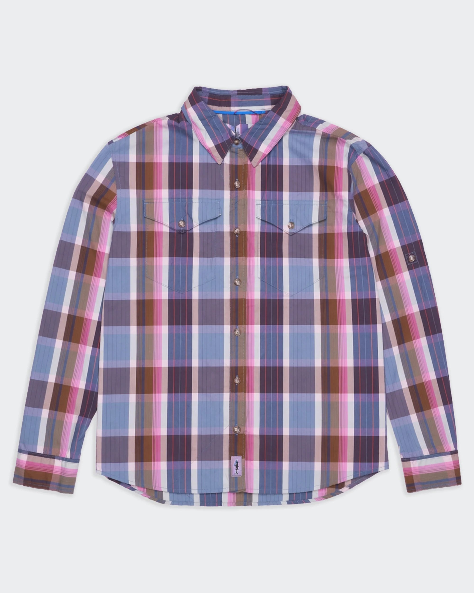 Patagonia Blue Button-up Shirt - S