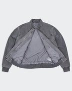 Carhartt grijze Santa Fe bomberjack maat M katoen