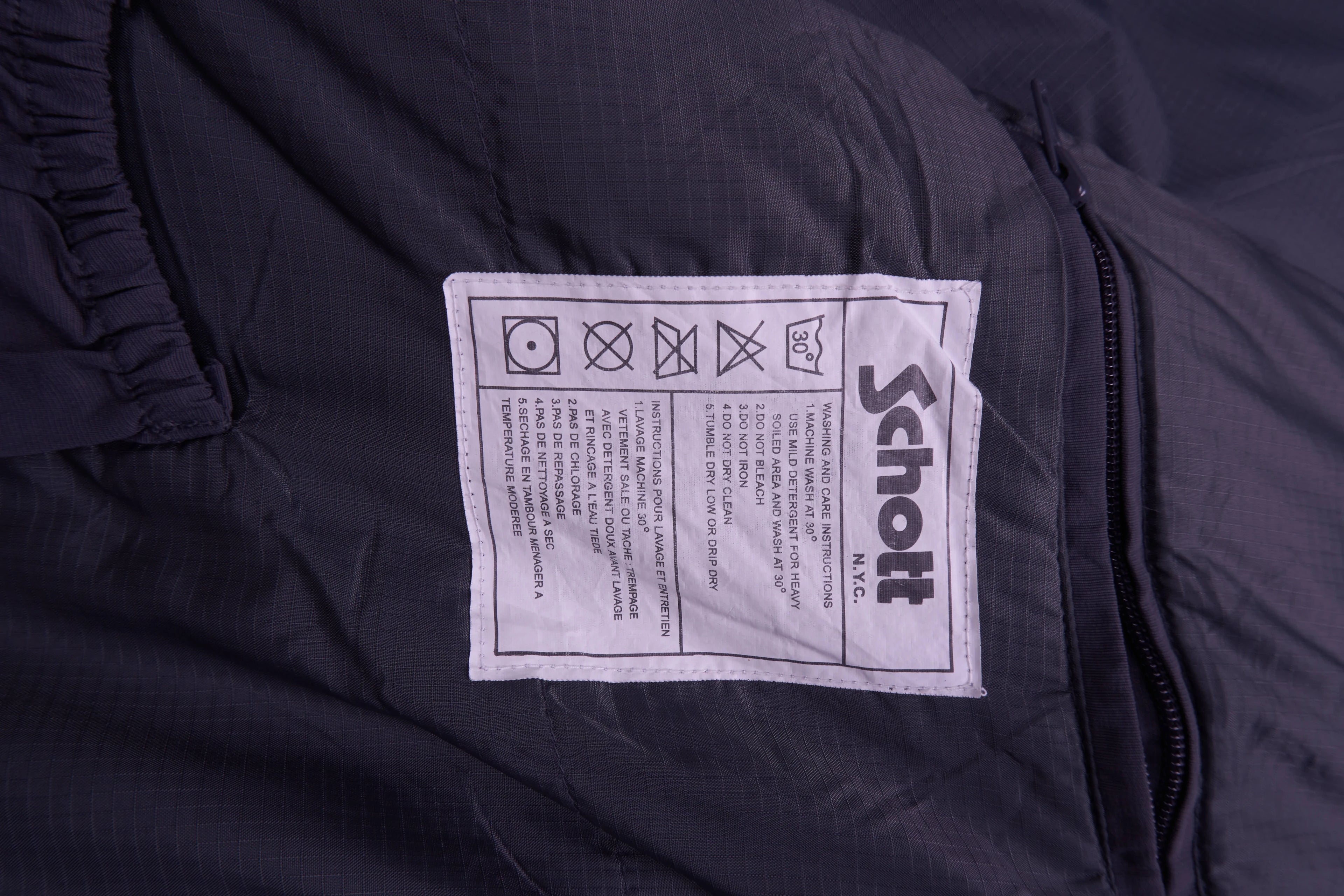 Schott Navy Bomber Jacket - XL