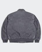 Carhartt grijze Santa Fe bomberjack maat M katoen